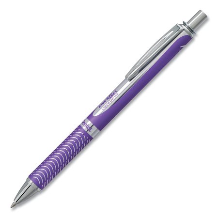 PENTEL Retractable Liquid Gel Pen, 0.7mm, Violet BL407V-V